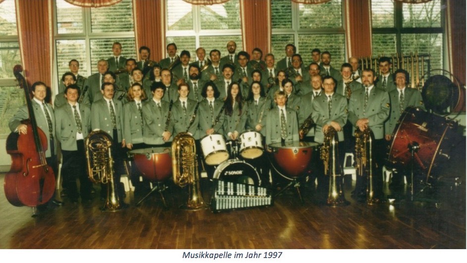 Musikkapelle im Jahr 1997